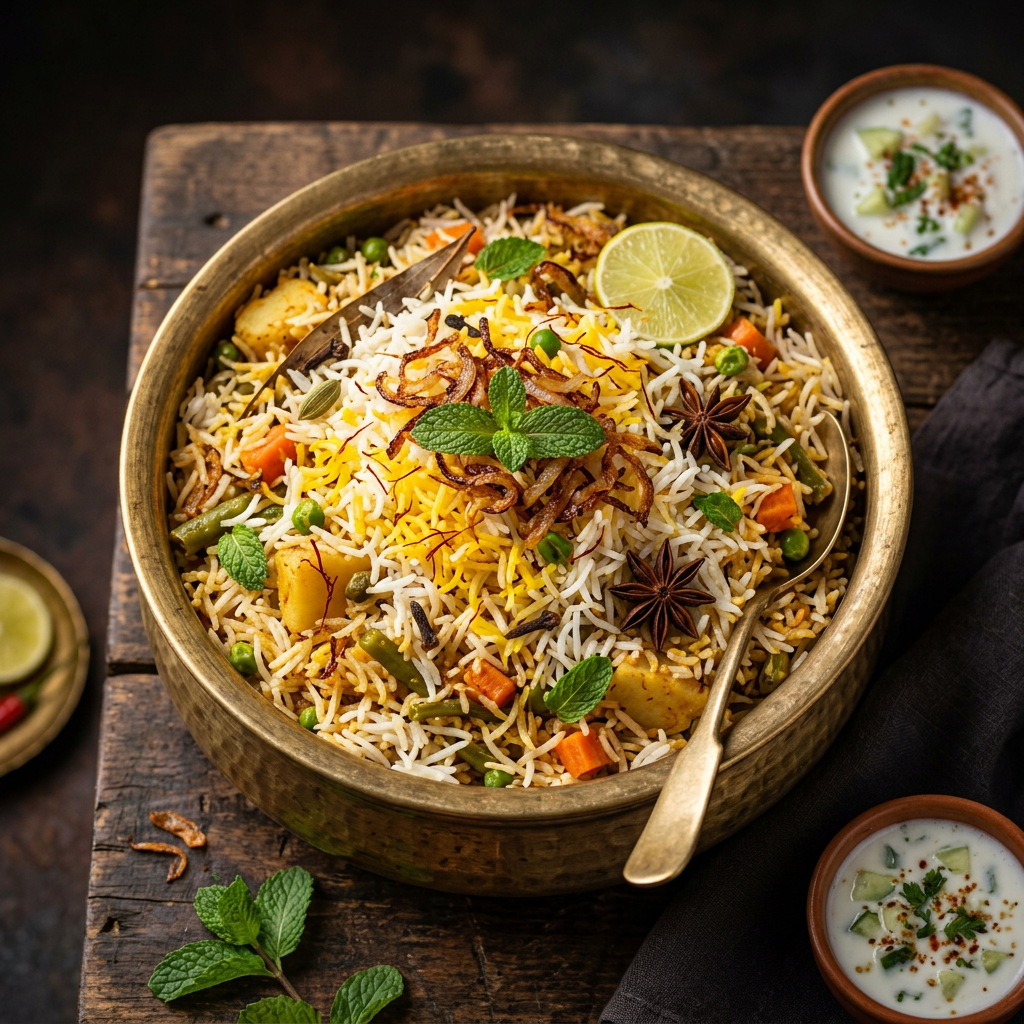 Placeholder image of Indian rice dishes
