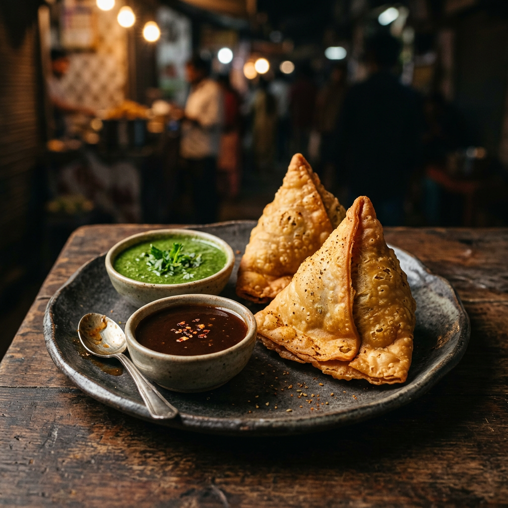 Placeholder image of Indian street snacks