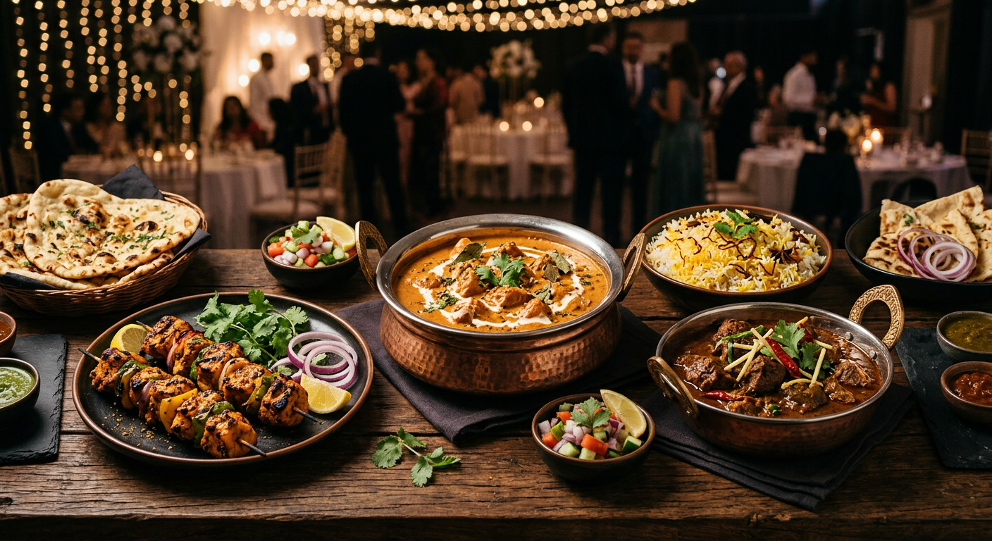 Placeholder image of non-vegetarian catering trays
