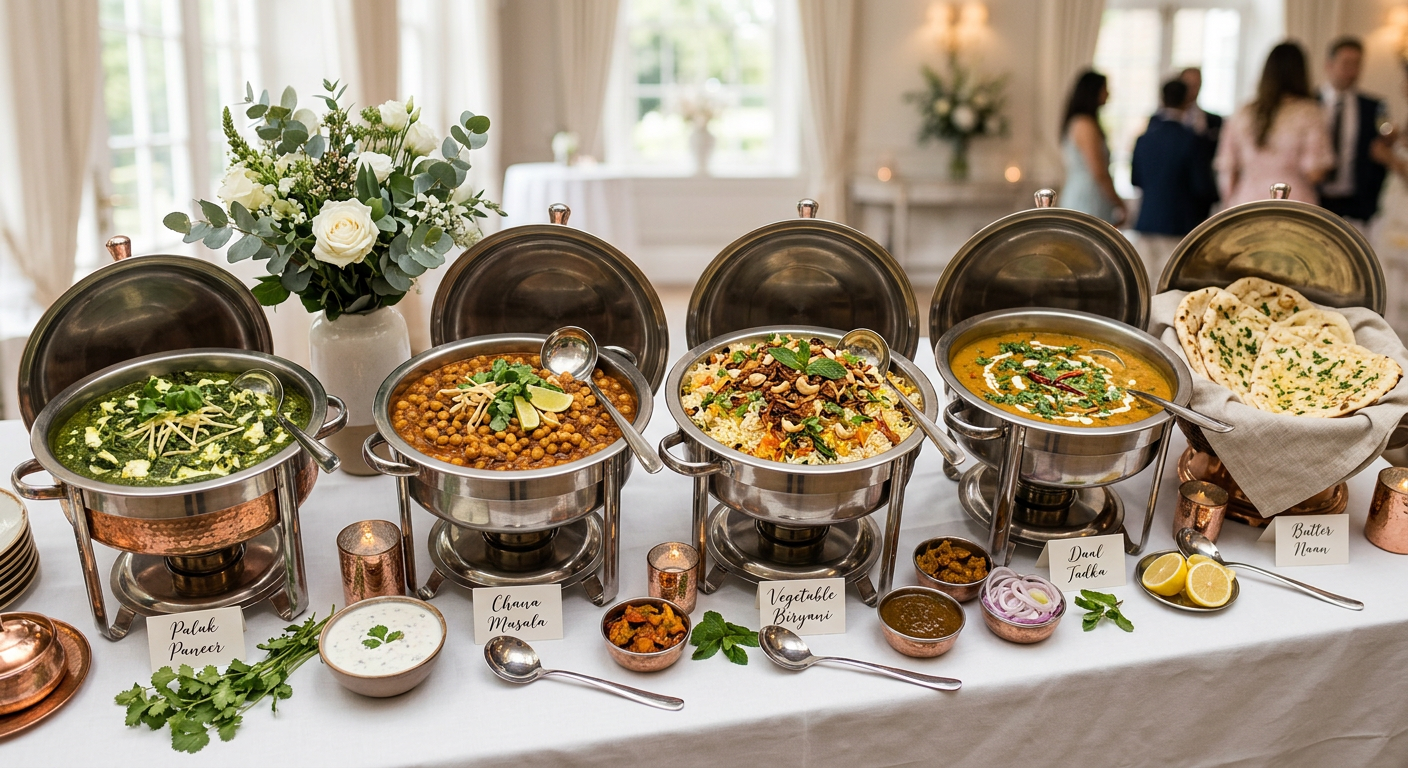 Placeholder image of vegetarian catering trays