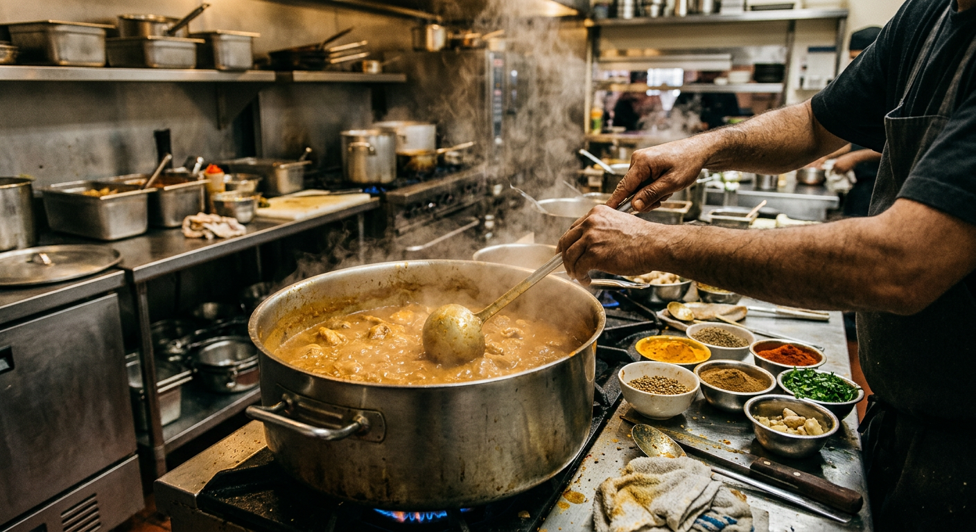 Placeholder image of a professional kitchen